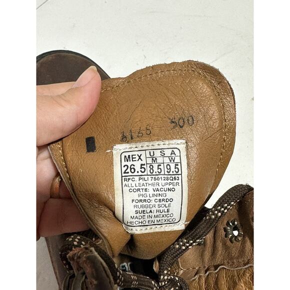 Silver Bull Mens Work boots leather waterproof oil resistance Sz men 8.5 - w 9.5